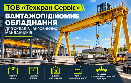 Промислові крани для складів і виробництва
