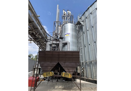 Монтаж конструкцій зерносушарки, Охтирка